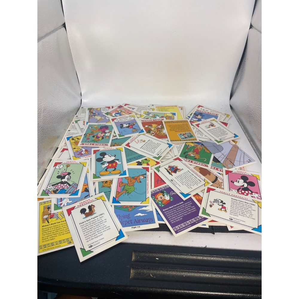 90 Impel Disney Collector Cards - Family Portraits & World Tour